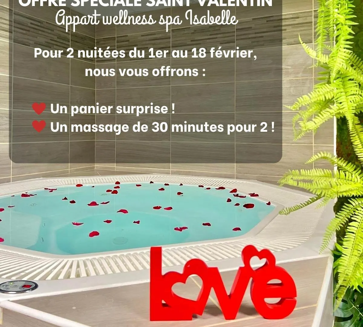 Appart Wellness Spa 'Isabelle' La Mure